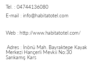 Habitat Otel iletiim bilgileri